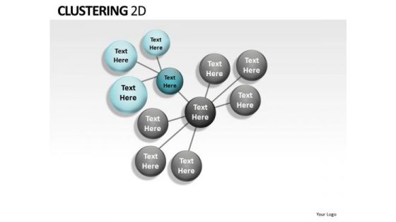 Sales Network Clustering 2d PowerPoint Slides And Ppt Diagram Templates