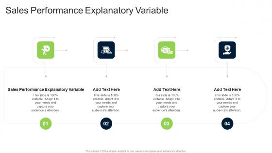 Sales Performance Explanatory Variable In Powerpoint And Google Slides Cpb