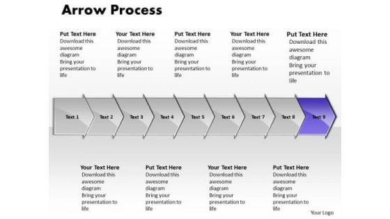 Sales Ppt Arrow Process 9 Phase Diagram Operations Management PowerPoint 10 Image