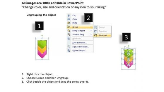 Sales Ppt Template Arrow 3 Phase Diagram 1 Time Management PowerPoint Design
