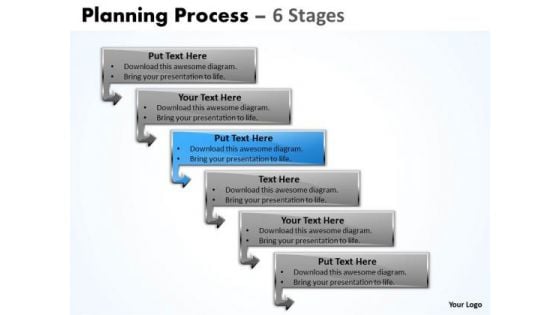 Sales Ppt Template Organizable Process 6 Steps Communication Skills PowerPoint 4 Image