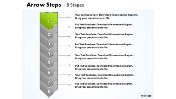 Sales Ppt Theme Eight Stages Demonstrated Arrow Business Plan PowerPoint 2 Design