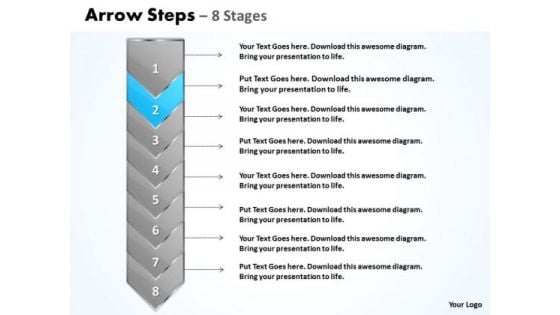 Sales Ppt Theme Eight Stages Demonstrated Arrow Business Plan PowerPoint 3 Design