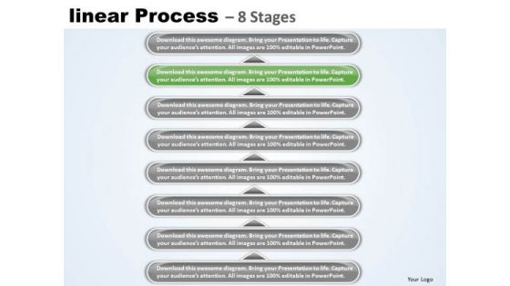 Sales Ppt Theme Linear Process 8 State Diagram Business Management PowerPoint Design