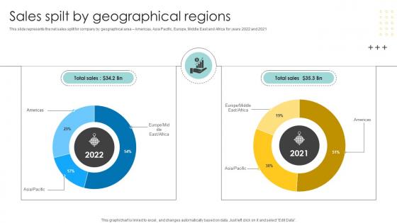 Sales Spilt By Geographical Regions Multinational Conglomerate Company Profile CP SS V