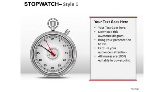 Sales Stopwatch 1 PowerPoint Slides And Ppt Diagram Templates