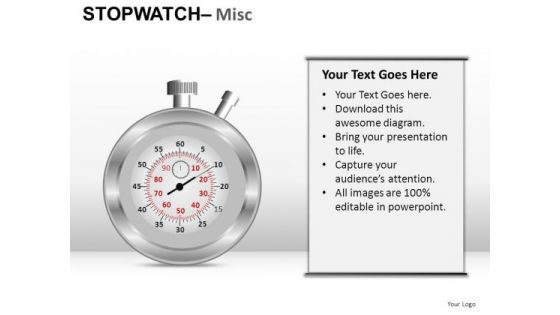 Sales Stopwatch Misc PowerPoint Slides And Ppt Diagram Templates