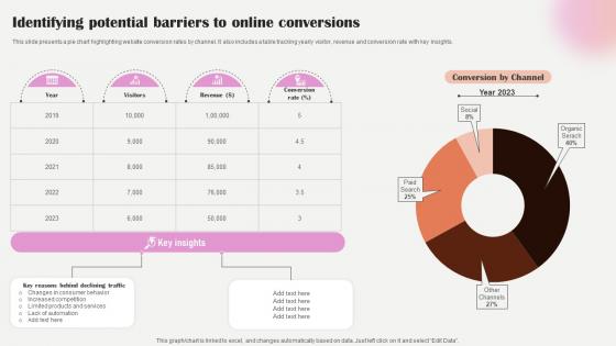 Salon Marketing Plan Identifying Potential Barriers To Online Conversions Strategy SS V