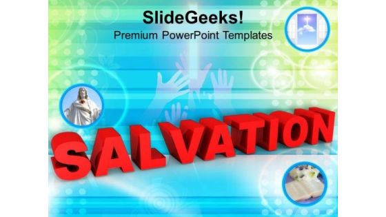 Salvation Through Jesus Communication PowerPoint Templates Ppt Backgrounds For Slides 1212