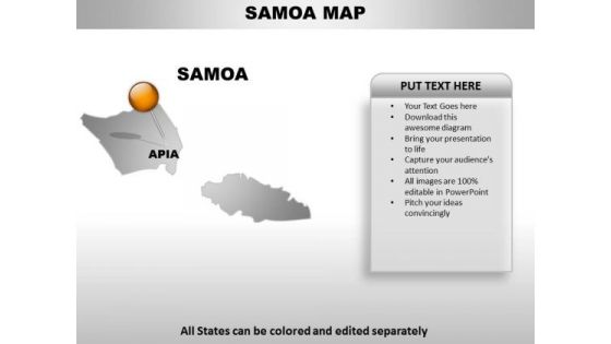 Samoa Country PowerPoint Maps