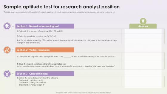 Sample Aptitude Test For Research Analyst Workforce Procurement And Aptitude Evaluation Ppt Presentation Sample Aptitude Test For Research Analyst Workforce Procurement And Aptitude Evaluation Ppt Presentation
