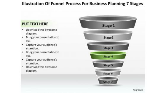 Sample Business PowerPoint Presentation For Planning 7 Stages Ppt Slide