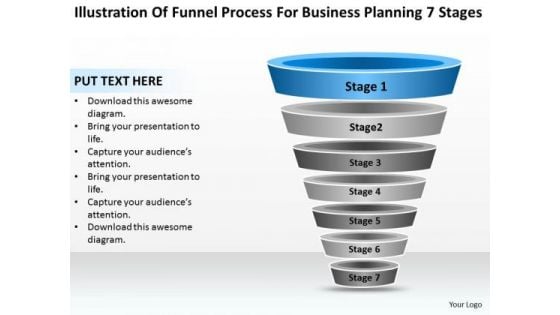 Sample Business PowerPoint Presentation For Planning 7 Stages Ppt Templates