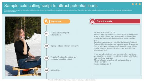 Sample Cold Calling Script To Comprehensive Guide To Wholesale Ppt Presentation Sample Cold Calling Script To Comprehensive Guide To Wholesale Ppt Presentation