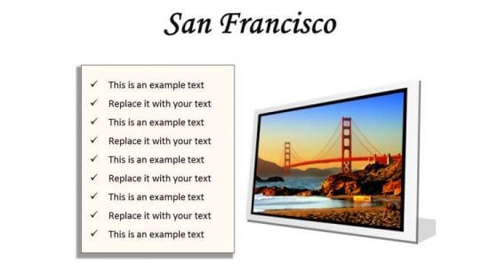 San Francisco Beach PowerPoint Presentation Slides F