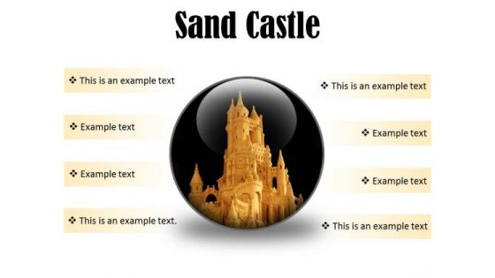 Sand Castle Beauty PowerPoint Presentation Slides C