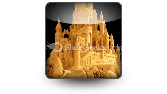 Sand Castle PowerPoint Icon S