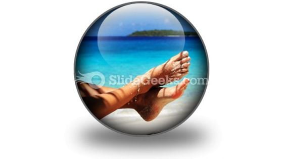 Sandy Feet PowerPoint Icon C