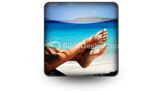 Sandy Feet PowerPoint Icon S