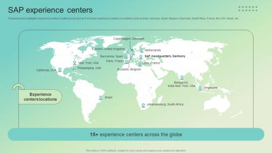 Sap Experience Centers Enterprise Software Solution Providing Company Profile CP SS V Sap Experience Centers Enterprise Software Solution Providing Company Profile CP SS V