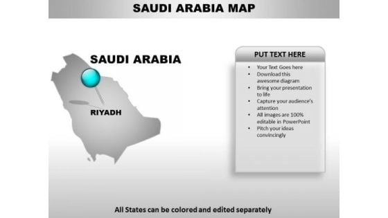 Saudi Arabia Country PowerPoint Maps