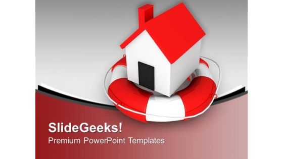 Save Home Real Estate PowerPoint Templates And PowerPoint Themes 1012