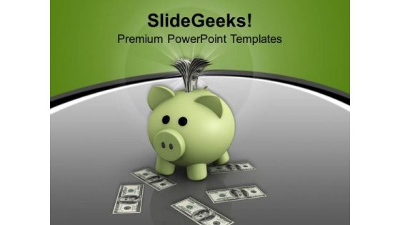 Save Money For Future Finance PowerPoint Templates And PowerPoint Themes 1012