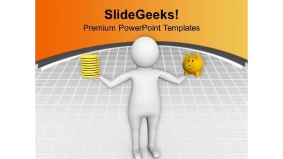 Save Money For Future PowerPoint Templates Ppt Backgrounds For Slides 0613