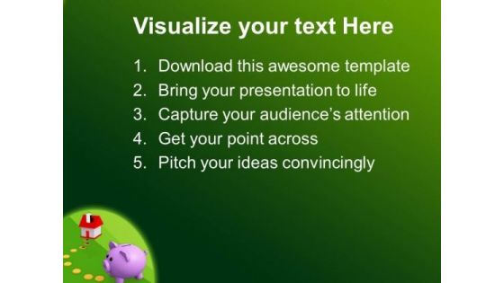 Save Money For House Future PowerPoint Templates And PowerPoint Themes 0812
