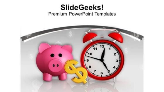 Save Money For Long Time PowerPoint Templates Ppt Backgrounds For Slides 0613