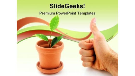 Save Plant Nature PowerPoint Themes And PowerPoint Slides 0711