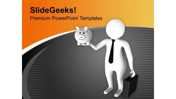 Save The Money For The Development PowerPoint Templates Ppt Backgrounds For Slides 0713