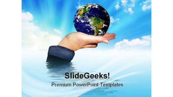 Save The World Global PowerPoint Templates And PowerPoint Backgrounds 0711