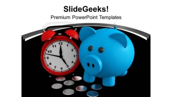 Save Time And Money Concept PowerPoint Templates Ppt Backgrounds For Slides 1212