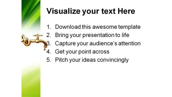 Save Water Concept Environment PowerPoint Templates And PowerPoint Backgrounds 0211 Slide03