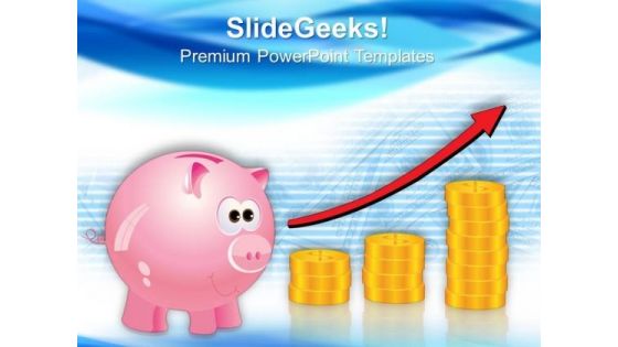 Saving With Money Growth Business PowerPoint Templates And PowerPoint Themes 0912 Saving With Money Growth Business PowerPoint Templates And PowerPoint Themes 0912