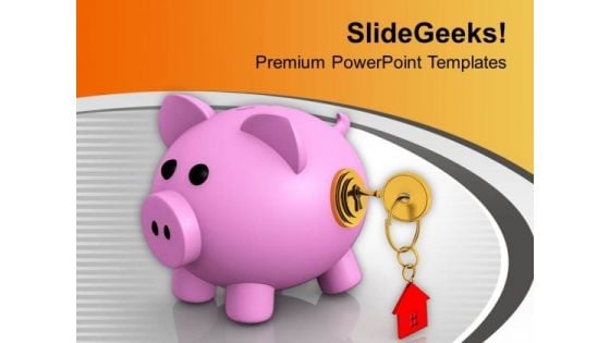 Savings Secured Real Estate PowerPoint Templates Ppt Backgrounds For Slides 0313 Savings Secured Real Estate PowerPoint Templates Ppt Backgrounds For Slides 0313