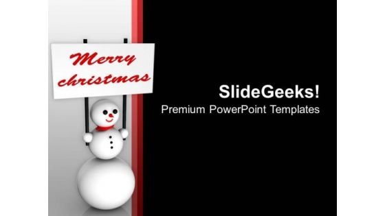 Say Merry Christmas To All PowerPoint Templates Ppt Backgrounds For Slides 0613