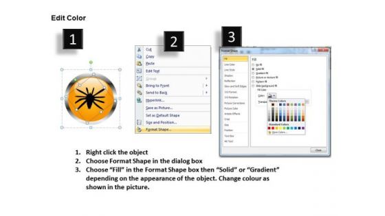 Scary Halloween Icons PowerPoint Slides And Ppt Diagram Templates