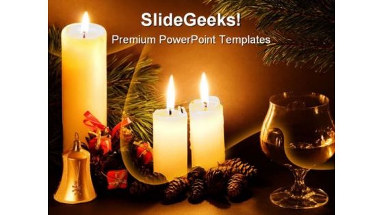 Scene Christmas PowerPoint Template 0610