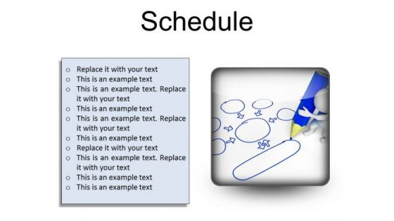 Schedule Business PowerPoint Presentation Slides S