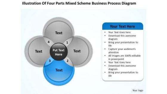 Scheme Business Process Diagram Ppt Plan Template Free PowerPoint Slides