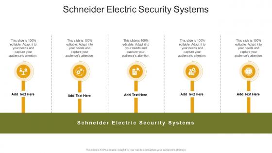 Schneider Electric Security Systems In Powerpoint And Google Slides Cpb