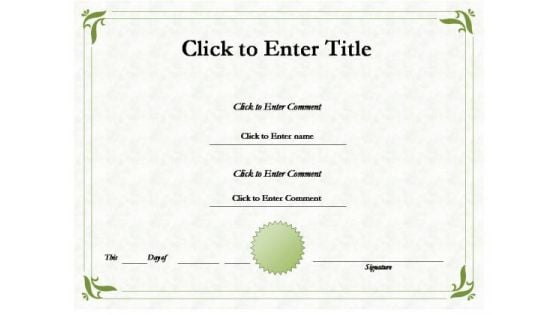 School Award Certificate PowerPoint Templates School Award Certificate PowerPoint Templates