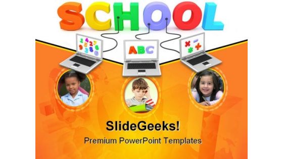 School Children Education PowerPoint Templates And PowerPoint Backgrounds 0111