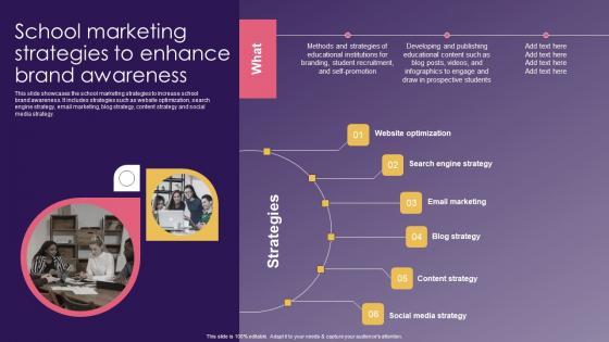 School Marketing Strategies Enhance School Promotion Strategies To Increase Enrollment Icons Pdf School Marketing Strategies Enhance School Promotion Strategies To Increase Enrollment Icons Pdf