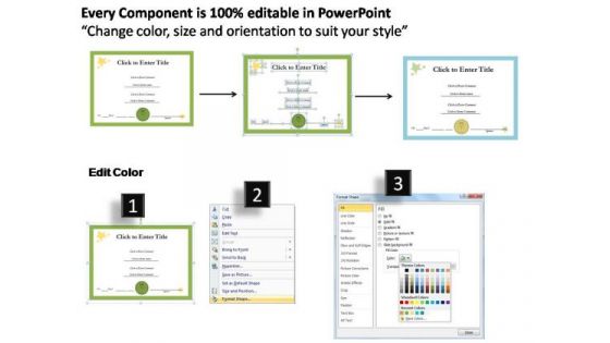 School Success Certificate PowerPoint Templates