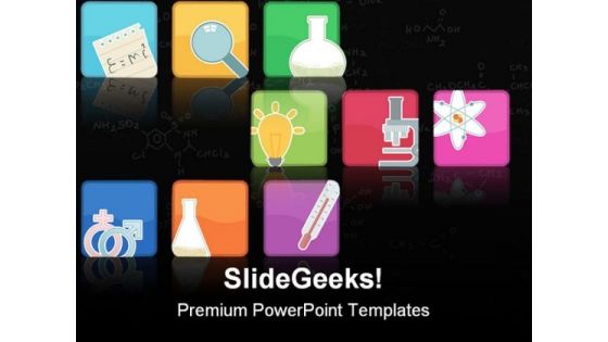 Science Icons Medical PowerPoint Templates And PowerPoint Backgrounds 0911