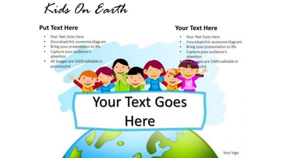 Science Kids On Earth PowerPoint Slides And Ppt Diagram Templates