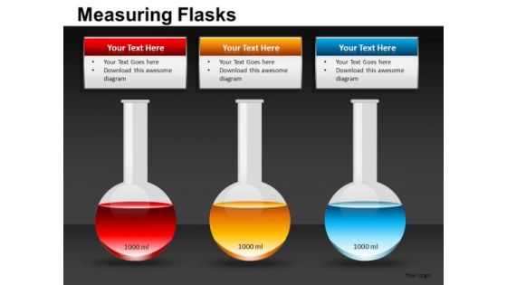 Science Lab Flasks PowerPoint Templates Science Experiment PowerPoint Ppt Slides